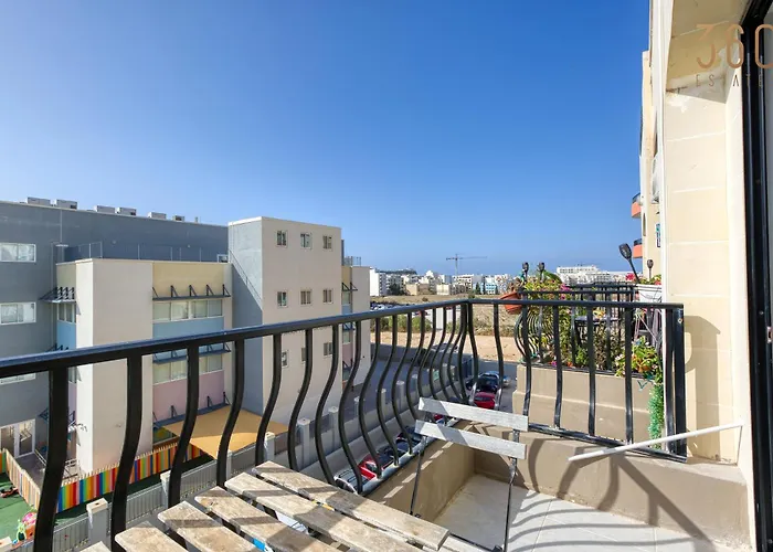 Apartman Stylish 3br With Panoramic Balcony In Qawra By 360 Estates San Pawl il-Baħar