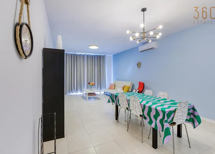 Stylish 3br With Panoramic Balcony In Qawra By 360 Estates St. Paul's Bay