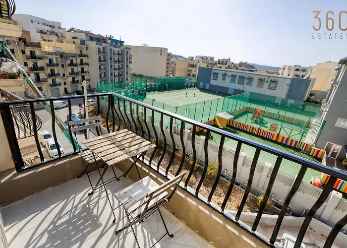 Stylish 3br With Panoramic Balcony In Qawra By 360 Estates Apartment